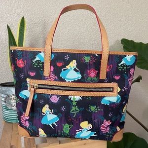 NWOT RARE Dooney & Bourke Alice in Wonderland tote